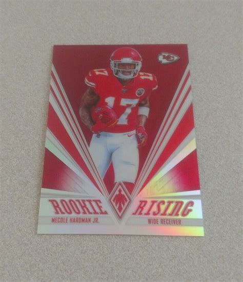 Panini Phoenix Rookie Rising Red Mecole Hardman Jr Rc