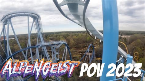 Alpengeist POV 2023 Busch Gardens Williamsburg B M Invert YouTube