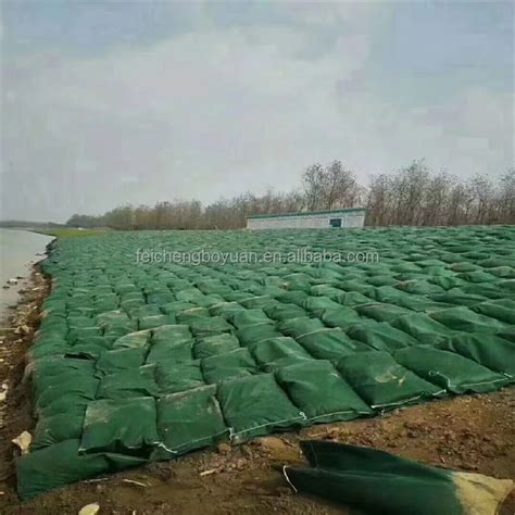 Mountain Steep Slope Erosion Control Geotextile Long Bag For Sand Geo