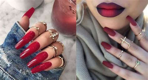 Ideas de uñas en rojo para sacar tu lado más sensual sin dejar de ser