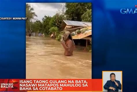 1 Taong Gulang Na Bata Nalunod Sa Baha Sa Pikit Cotabato Balitambayan