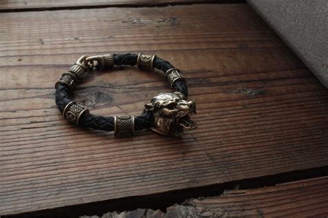 Bracelet Werewolf Runes Futhark Etsy