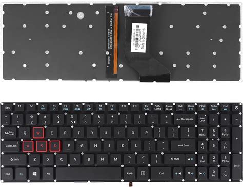 Amazon.com: Laptop Replacement US Keyboard Compatible with Acer ...