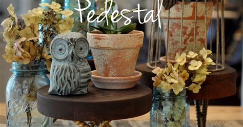 DIY Rustic Wood Pedestals! | Hometalk