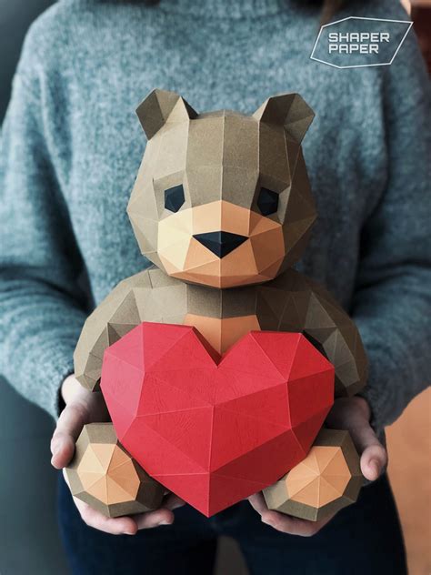 Teddy Bear Folding Paper Origami