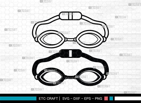 Swimming Goggles Svg Swimming Goggles Graphic By Pixel Elites