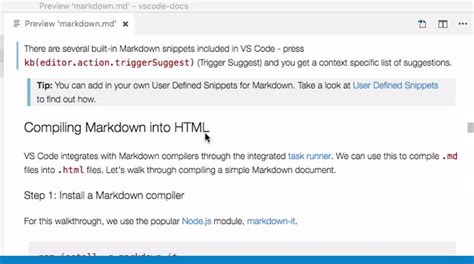 Markdown Editing With Visual Studio Code