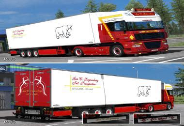 DAF XF 105 Jan C Swijnenburg Combo Skin Pack By KoviqkS Modhub Us