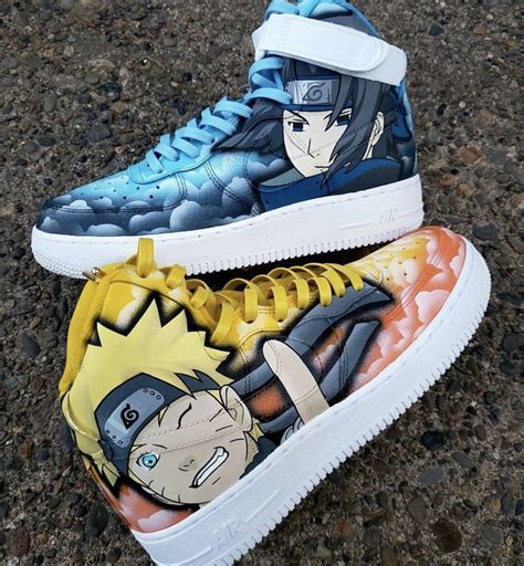 Naruto Custom Nike Anime Canvas Shoes Sneakers Fashion Naruto Shoes