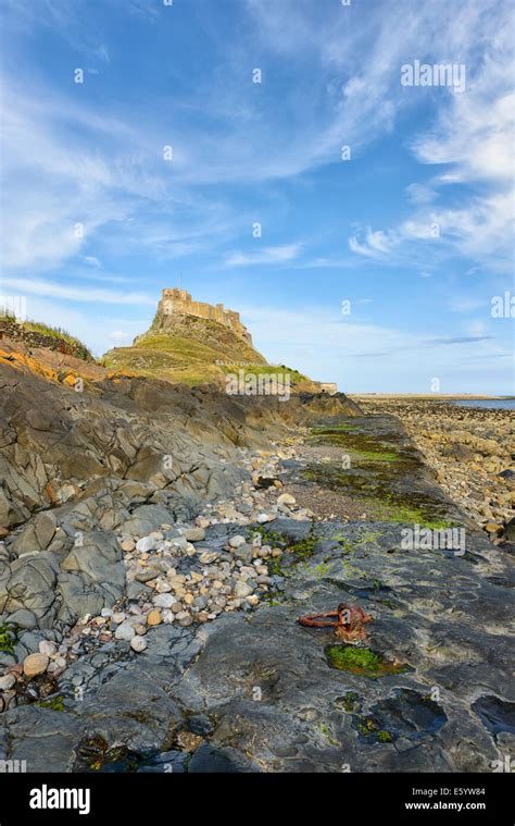 Lindisfarne Castle Holy Island Lindisfarne Hi Res Stock Photography And