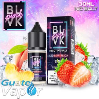 Iced Berry Peach Blvk Unicorn Pink Salt Ml Guatevapor