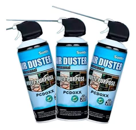 3x Limpieza Pc Notebook Aire Comprimido Air Duster Circuitos Cuotas