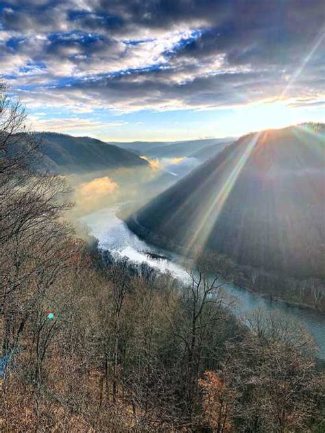 Concho Rim Overlook Gives The Best Views Of Thurmond Wv