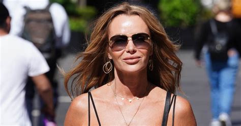 Amanda Holden Sizzles In Bikini As She Lounges By The Pool On The