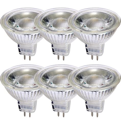 6 X Led Premium Glas Reflektor Gu5 3 5w 350lm Warmweiß 2700k 38° 9 9