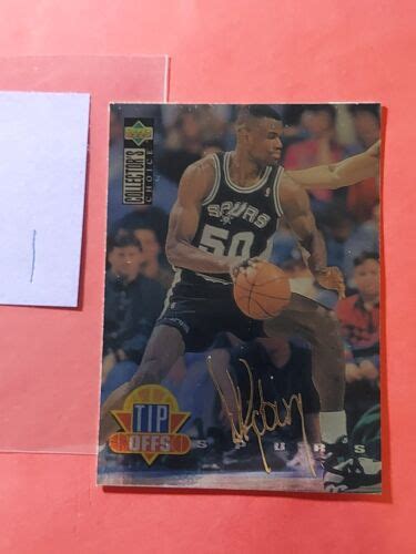 1994 95 Collector S Choice Gold Signature 189 David Robinson TO Cd1