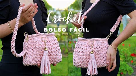 Bolso Cartera A Crochet En Trapillo Diy Boilso A Crochet Paso A Paso Youtube