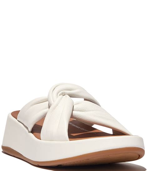 Fitflop F Mode Leather Twist Platform Sandals Dillard S