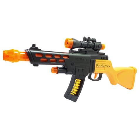 Arminha Brinquedo Fuzil Super Gun Som Luz Light Laser Shopee