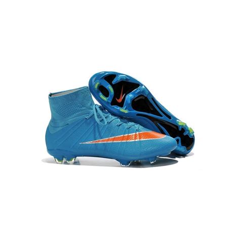 Nike Mercurial Superfly Iv Ronaldo CR7 FG Soccer Shoes Blue Orange