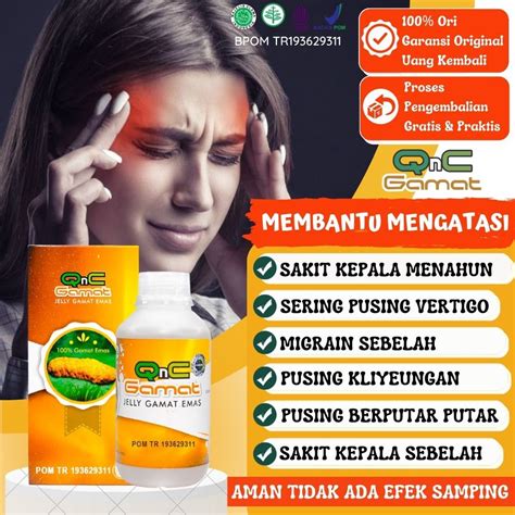 Jual Obat Sakit Kepala Terus Menerus Menahun Sering Pusing Vertigo