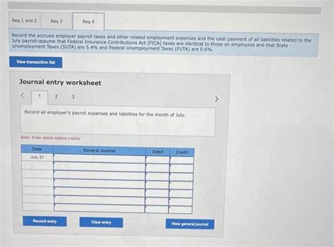 Solved Exercise Algo Recording Payroll Lo P P The Chegg