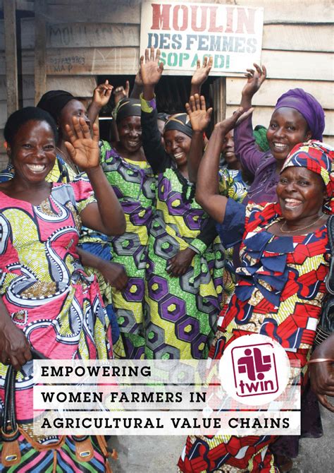 Pdf Empowering Women Farmers In Agricultural Value Chains