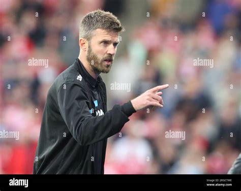 Michael Carrick Manager Of Middlesbrough During The Carabao Cup Match