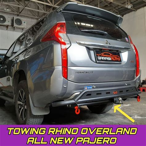 Jual Towing Bar Belakang Mobil All New Pajero Original Rhino Overland