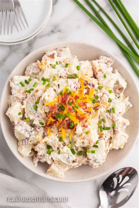 Baked Potato Salad ⋆ Real Housemoms