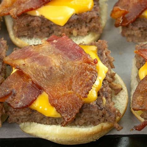 Easy Bacon Cheeseburger Sliders Must Love Home