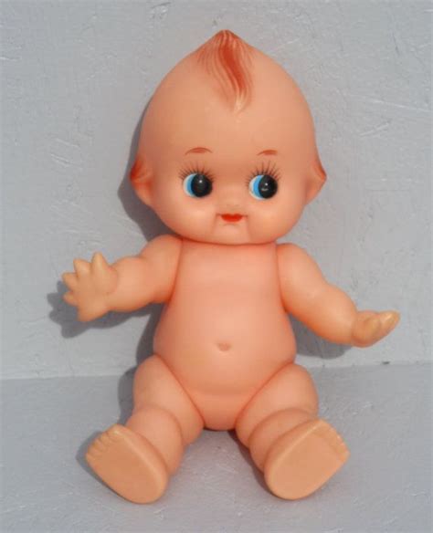 Vintage 11 1 2 Inches Large Squeaky Kewpie Doll Made In Japan