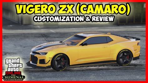 New Camaro Zl Vigero Zx Customization Review Gta Online