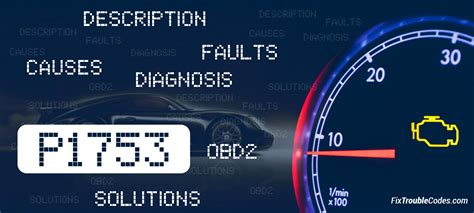 P1753 Fault Code All Brands Symptoms And Solutions