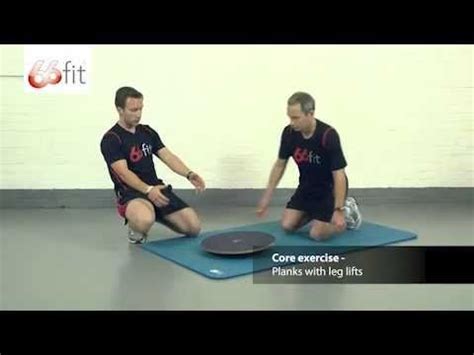 Abdominal and Core Strength Exercises using the 66fit Wobble Board ...