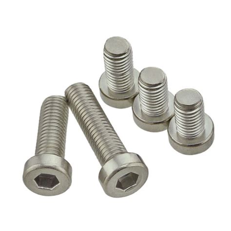 1 5pcs 304 Stainless Steel Hex Socket Thin Head Cap Screw Bolts M6 M10