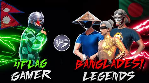 4flag Gamer Vs M1nx Ns Twins Bonex4 Ff 1 Vs 3☠️ Fight For Legacy🔥