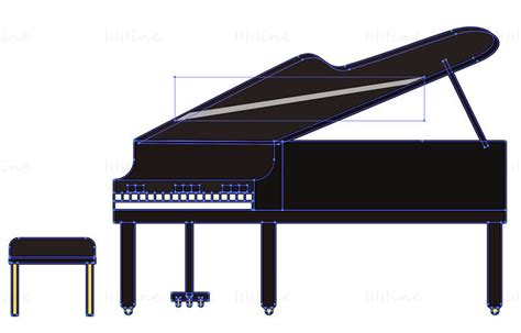 Vector De Piano