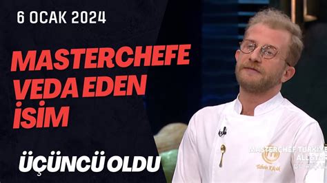 MASTERCHEFDE ELENEN VE ÜÇÜNCÜ OLAN İSİM TAHSİN KÜÇÜK OLDU VEDASI TÜM