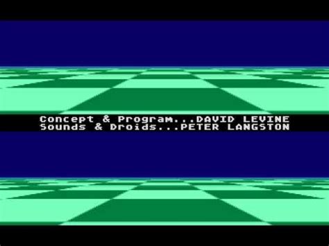 Atari Ballblazer Lucasfilm Easter Egg Youtube