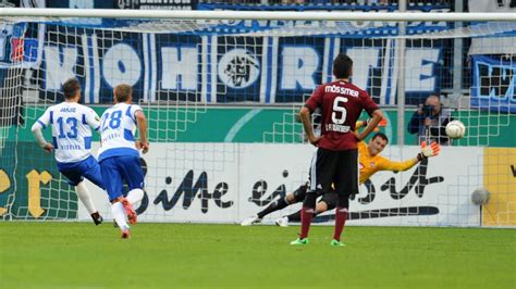 Spielbericht MSV Duisburg 1 FC Nürnberg 1 Runde im DFB Pokal