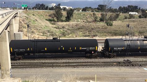 UP 5300 Departing Northbound Manifest Train Passes Through West Colton