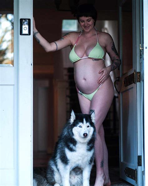 Ireland Baldwin Shows Off Her Growing Baby Bump in Lime Green Bikini