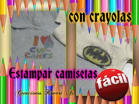 Estampados Caseros En Camisetas Video Tutorial Manualidades