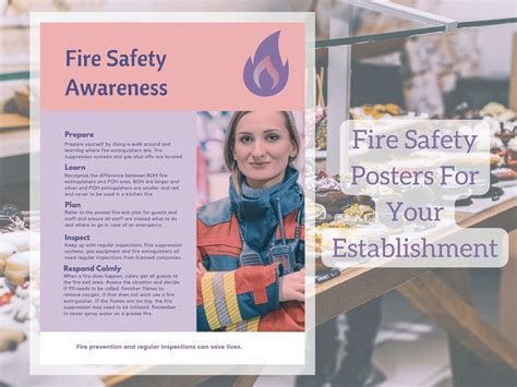 Fire Safety Poster, Workplace Safety, Fire Procedures, Fire Poster ...