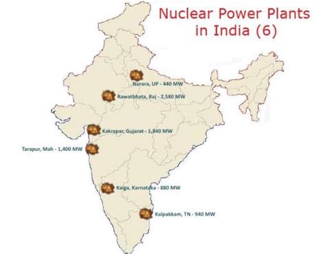 Kalpakkam Nuclear Power Plant In India Map