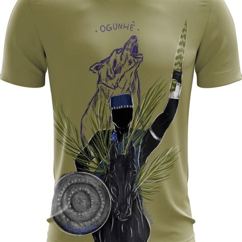 Camiseta Ogum Jorge Candomble Ogunhê Orixá Elo7