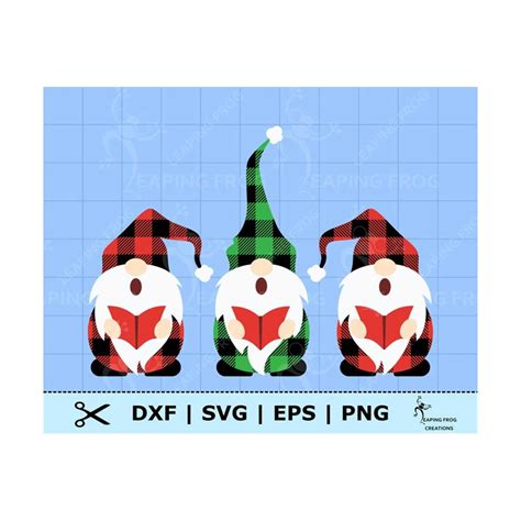 Christmas Gnomes Svg Png Cricut Cut Files Layered Silhou Inspire