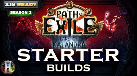 Poe Best Starter Builds Poe Part Path Of Exile Lake Of