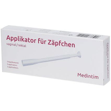 Vaginal Applikator für Zäpfchen 3 St Shop Apotheke